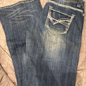 Rock & Roll Cowgirl Blue Boot Cut Jeans